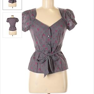 Edme & Esyllte short sleeve blouse